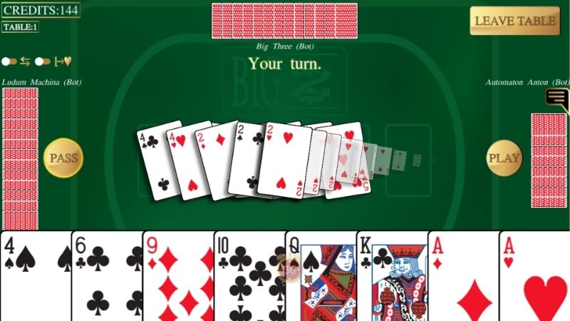 Cảm Nhận Đẳng Cấp Game Bài Big Two Chỉ Có Tại Sunwin